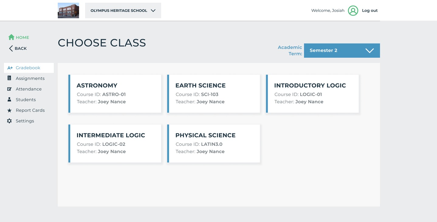 Gradebooks for Teachers